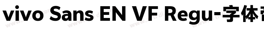 vivo Sans EN VF Regu字体转换